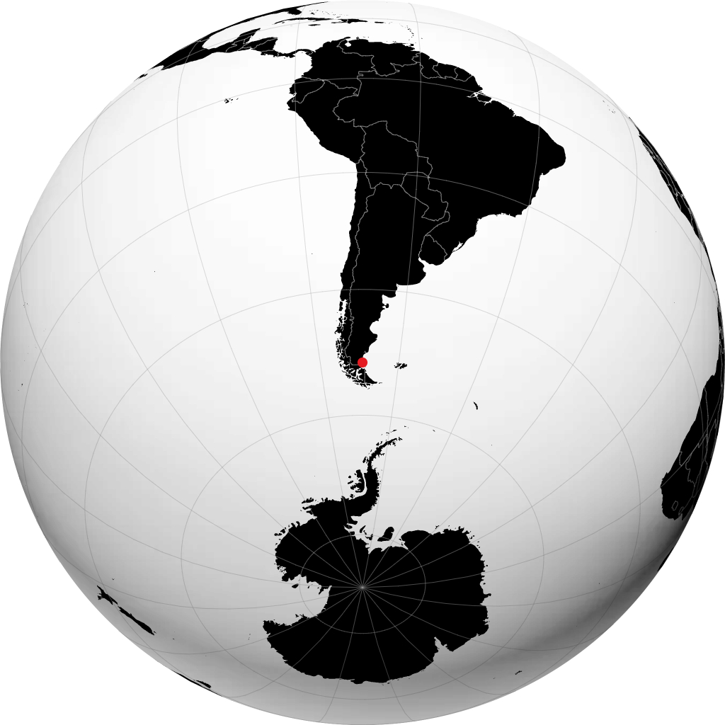 Río Gallegos no globo