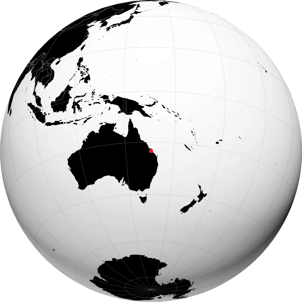 Rockhampton no globo