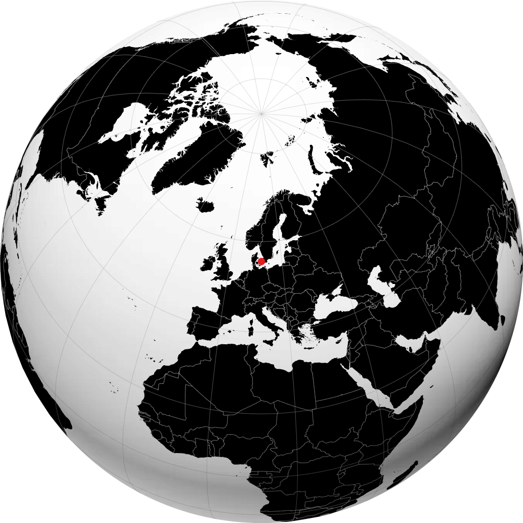 Roskilde no globo