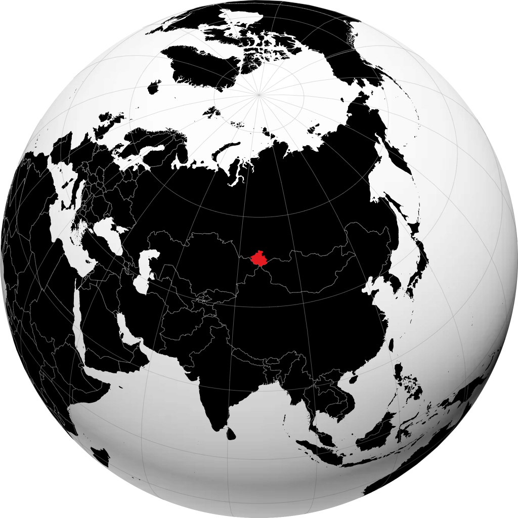 Altai no globo