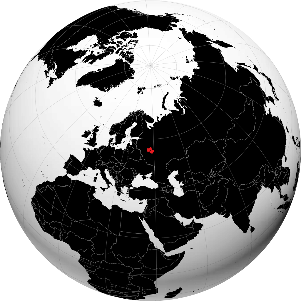 Província de Moscovo no globo