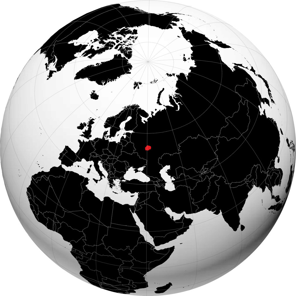 Oblast de Ryazan no globo