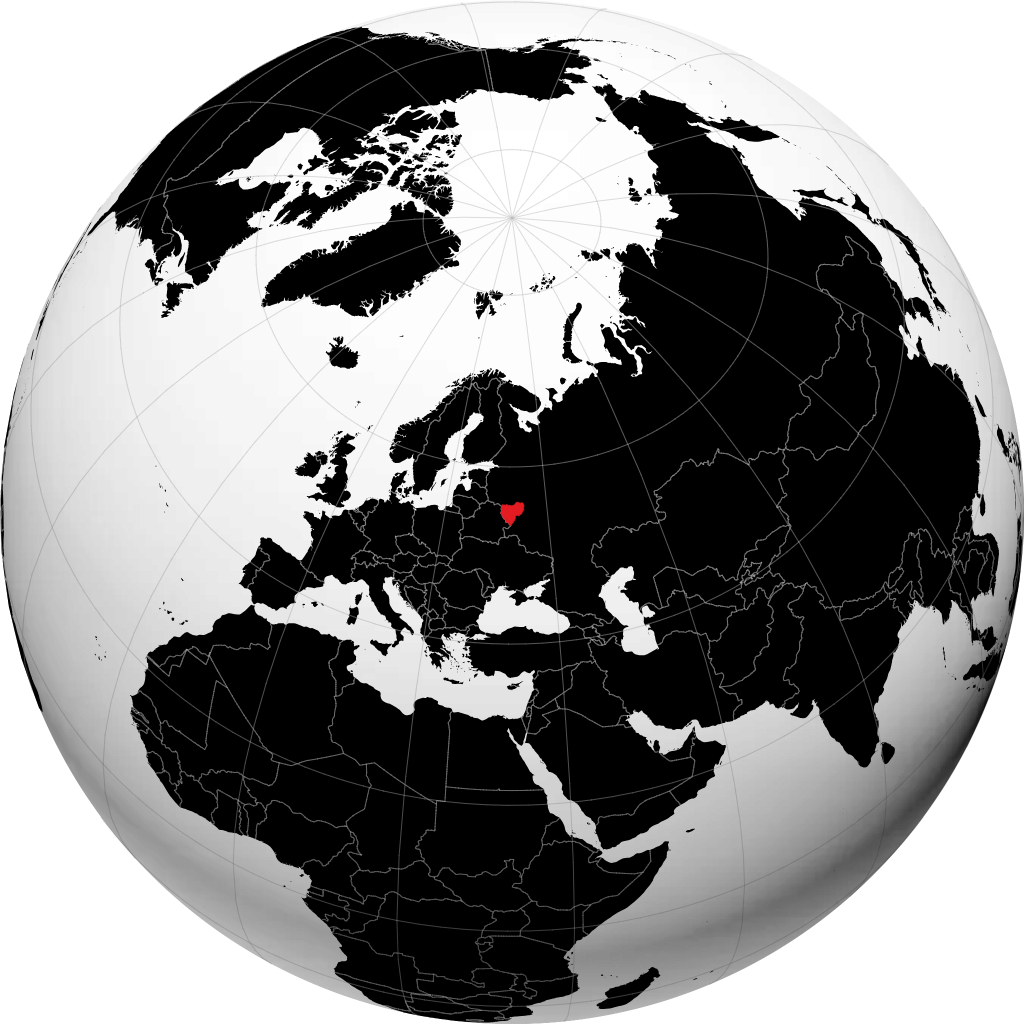Oblast de Smolensk no globo