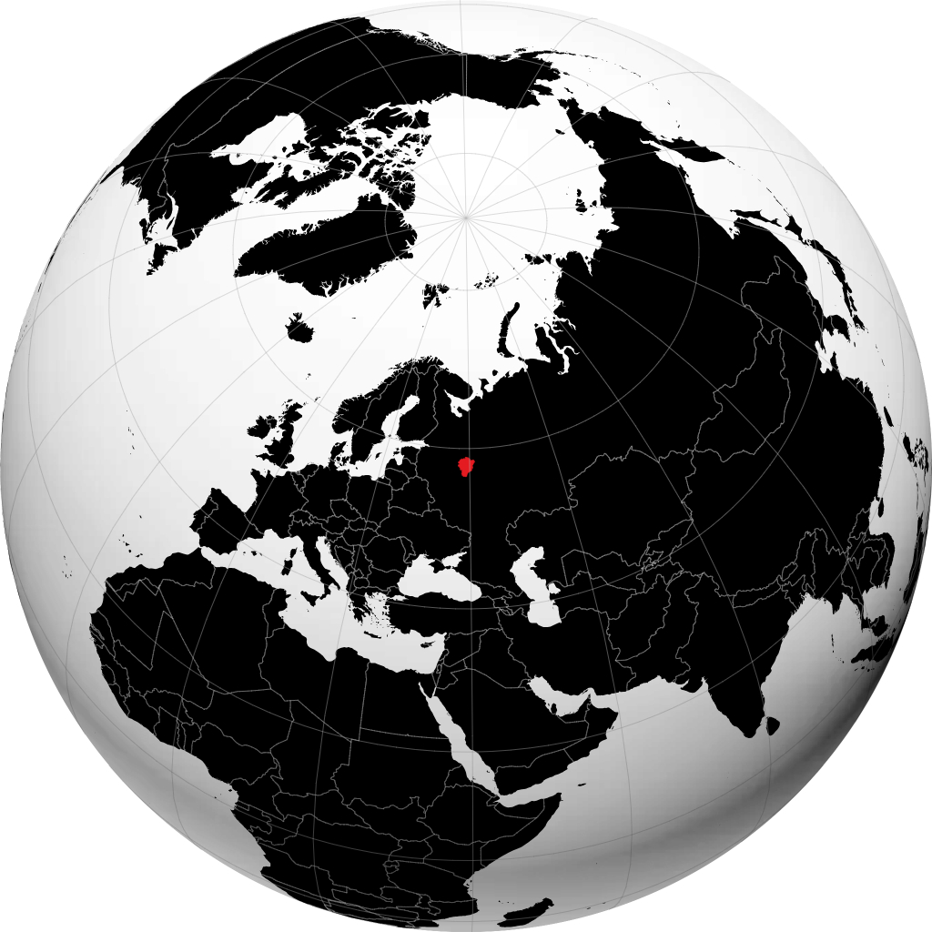 Província de Yaroslavl no globo