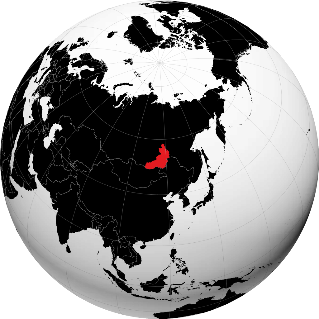 Território de Zabaikal no globo