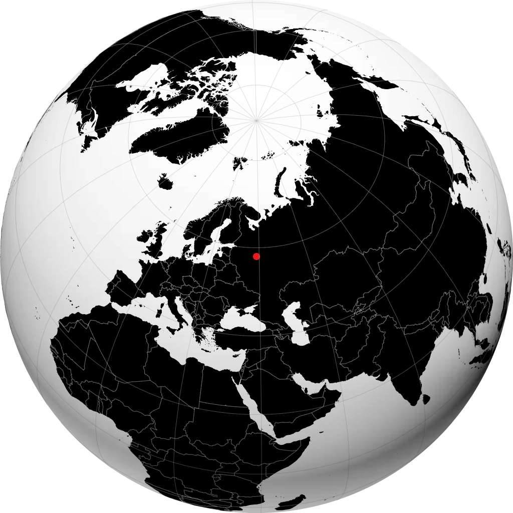 Rybinsk no globo