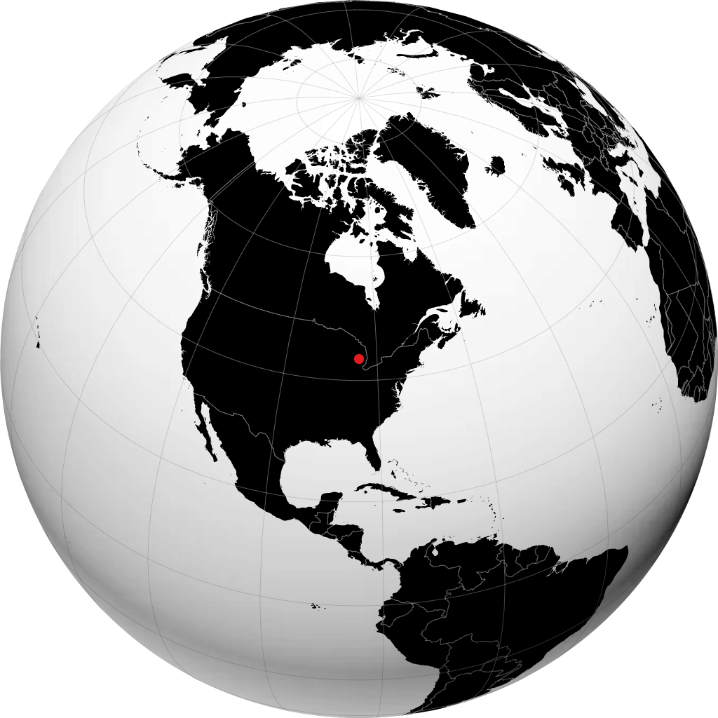 Saginaw no globo