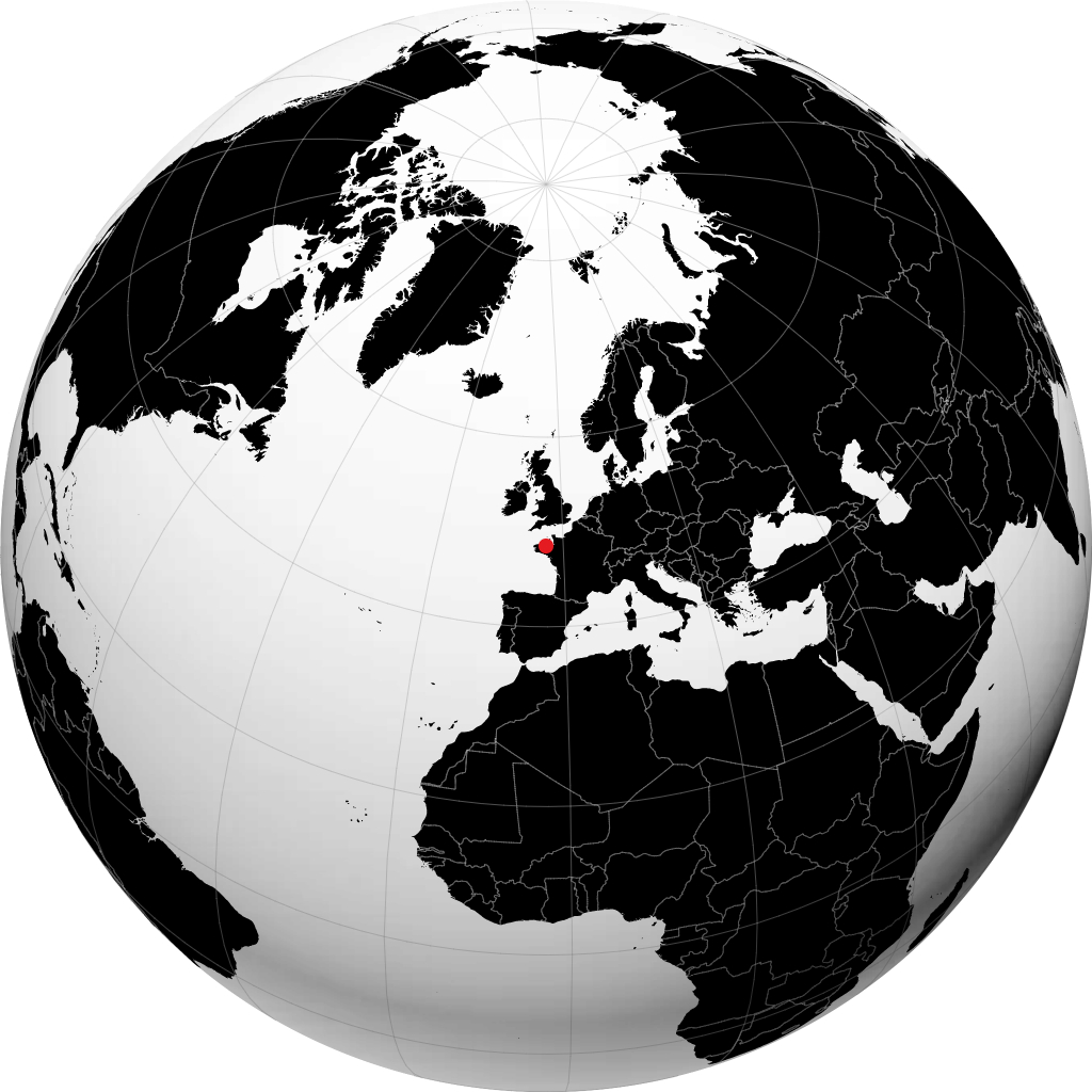 Saint-Brieuc no globo