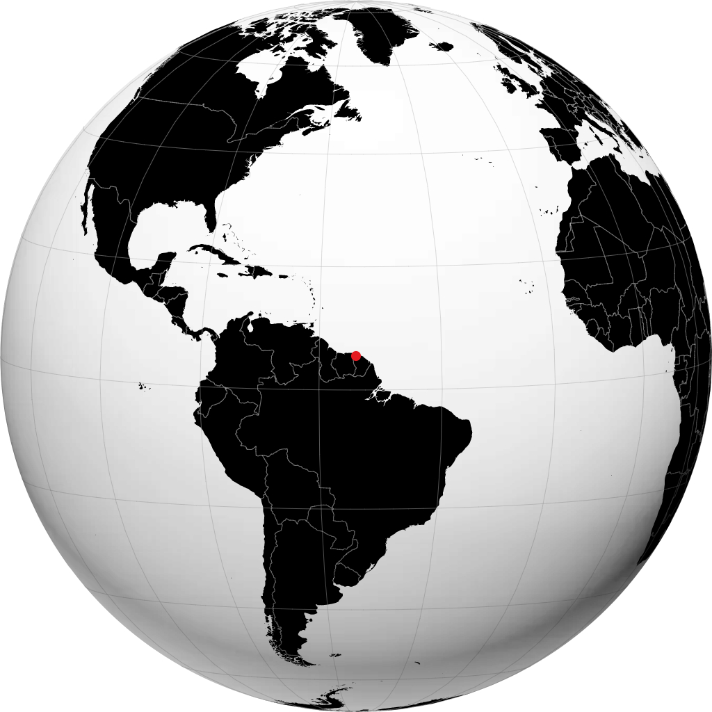Saint-Laurent-du-Maroni no globo