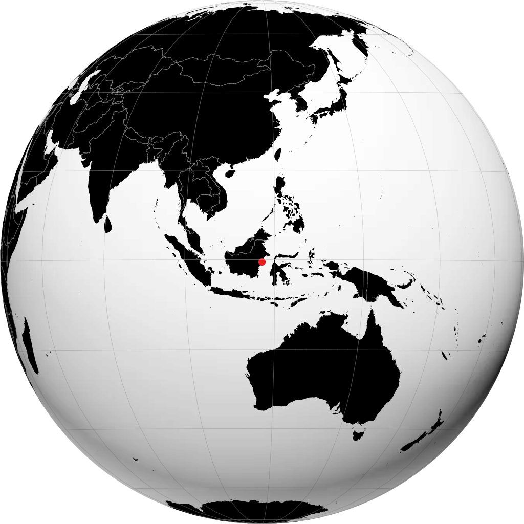 Samarinda no globo