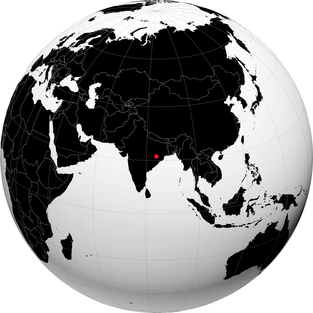 Sambalpur no globo