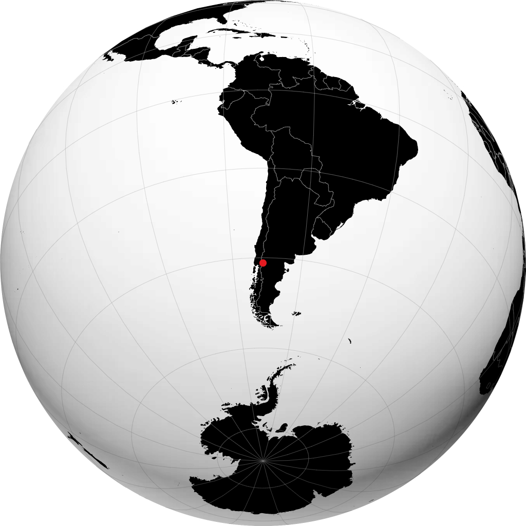 San Carlos de Bariloche no globo