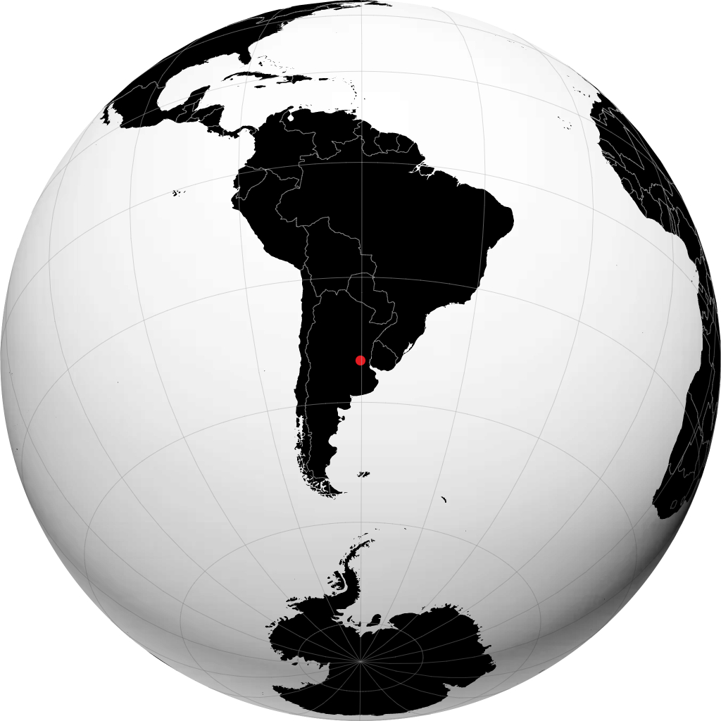 San Nicolás de los Arroyos no globo