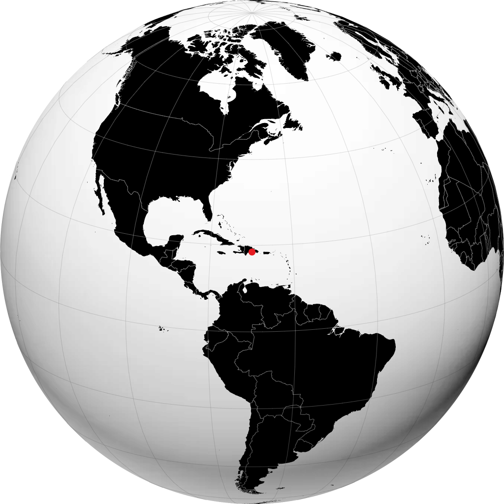 Santo Domingo no globo