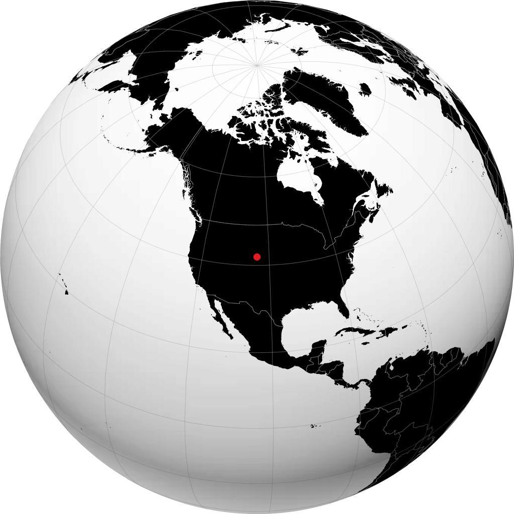 Scottsbluff no globo