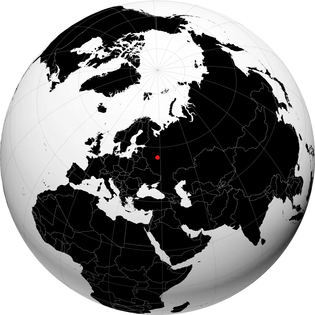 Sergiyev Posad no globo