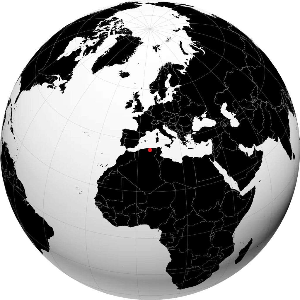 Sétif no globo