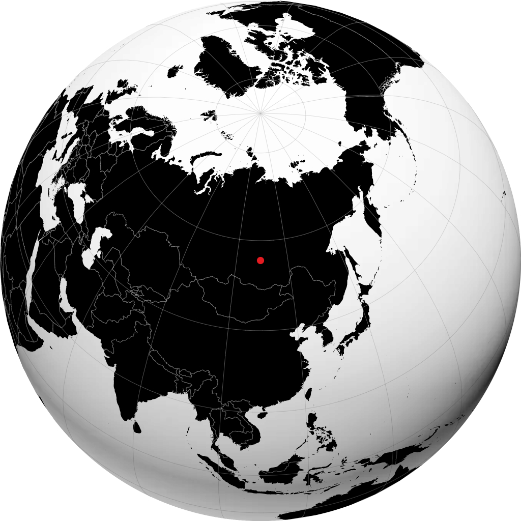 Severobaykalsk no globo