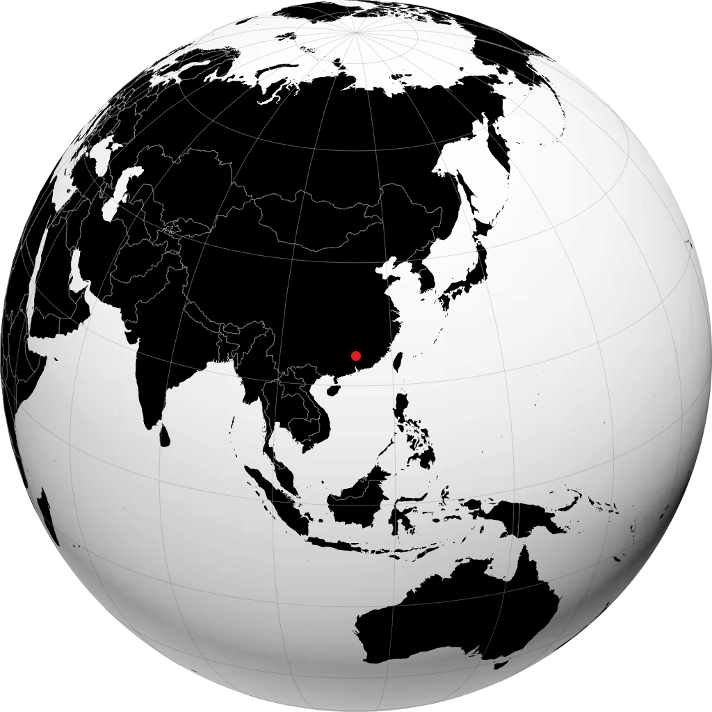 Shaoguan no globo