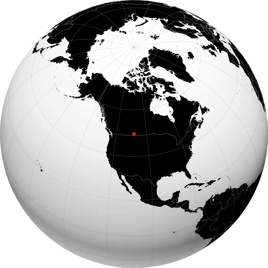 Shaunavon no globo