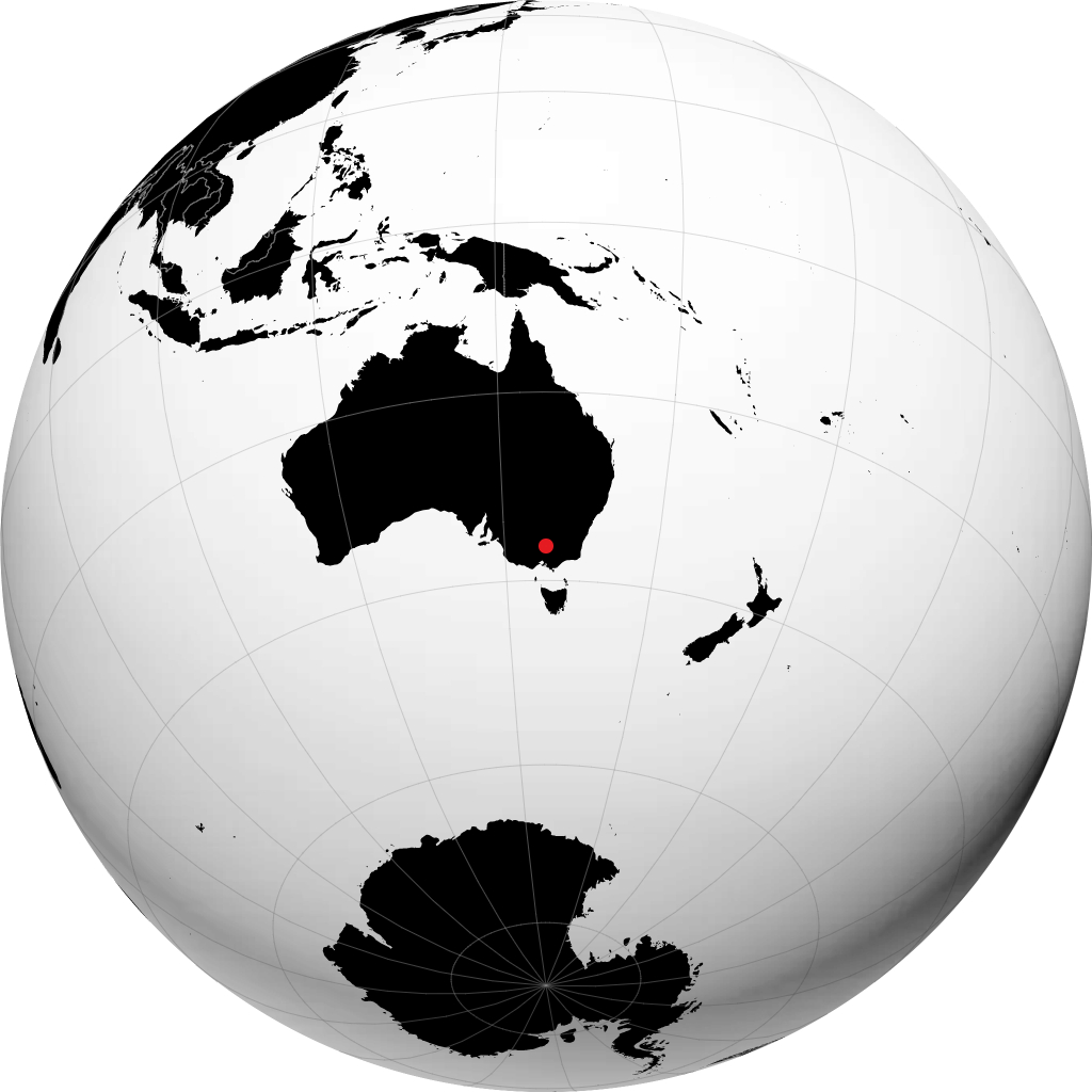 Shepparton no globo