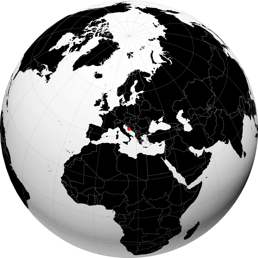 Šibenik no globo