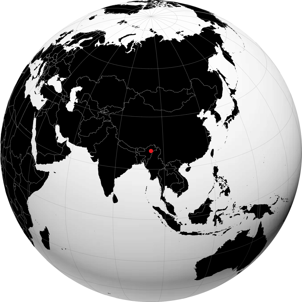 Sibsagar no globo