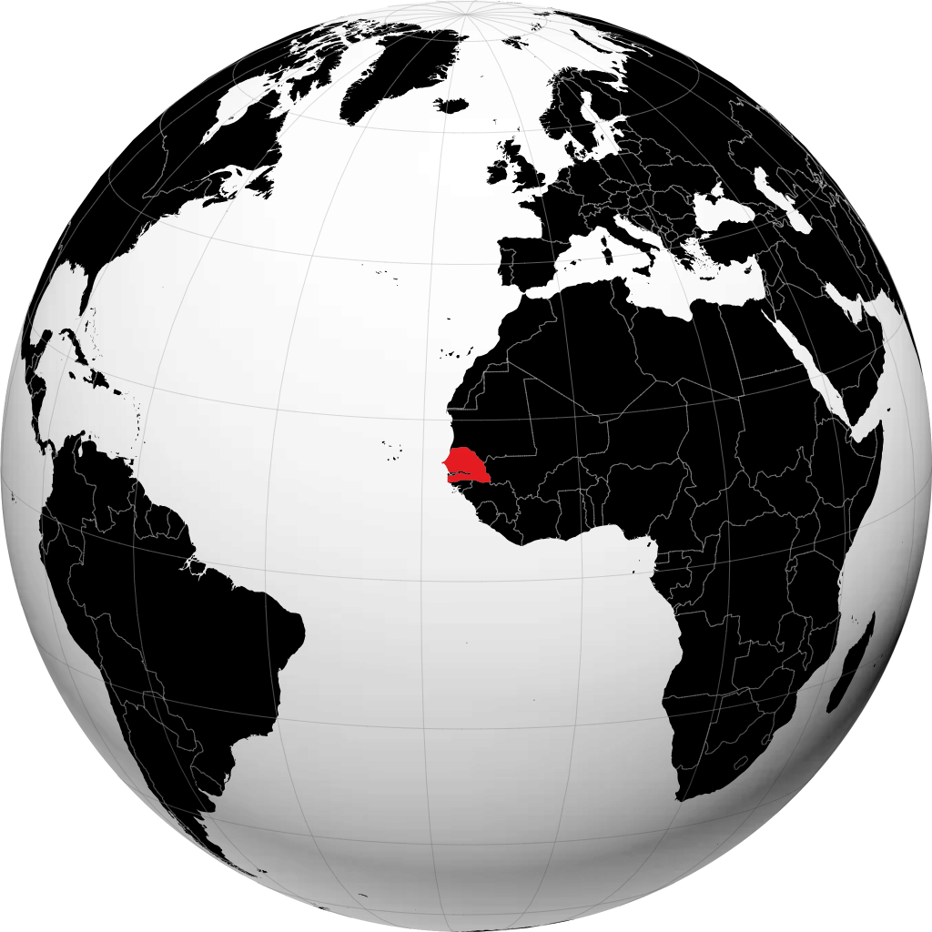 Senegal no globo