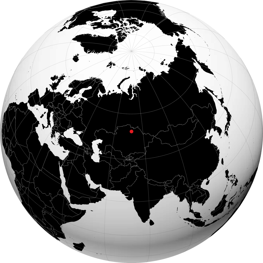 Stepnogorsk no globo
