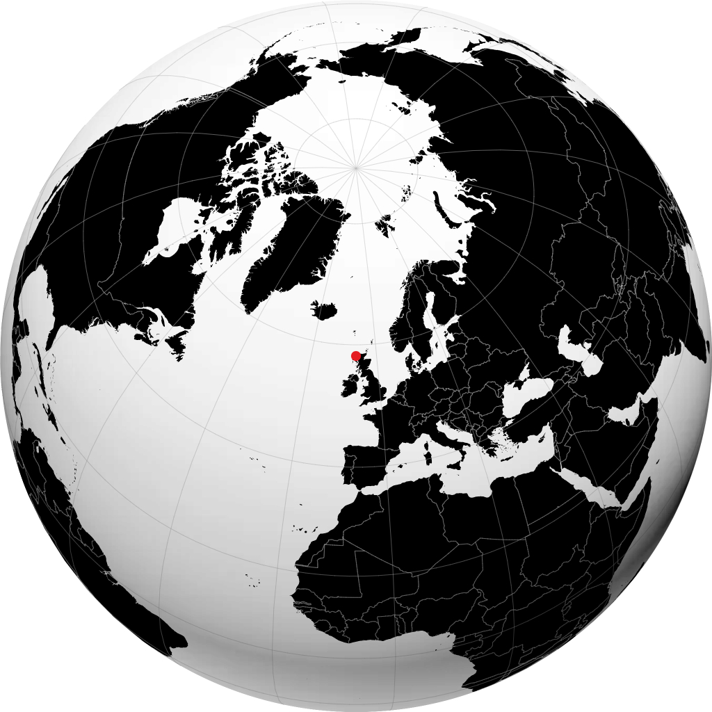 Stornoway no globo