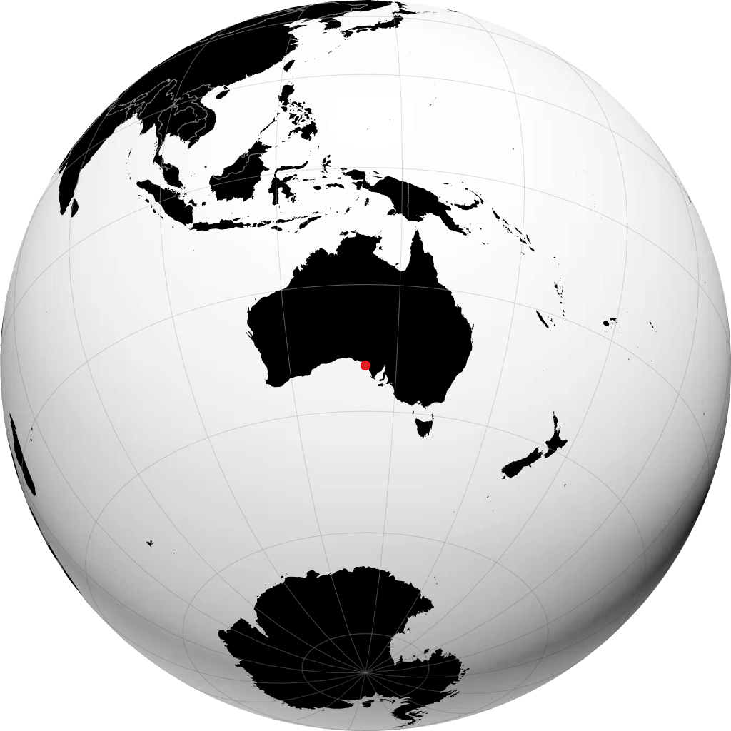Streaky Bay no globo