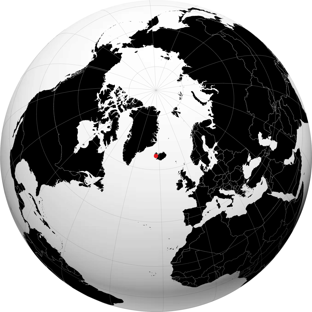 Stykkishólmur no globo