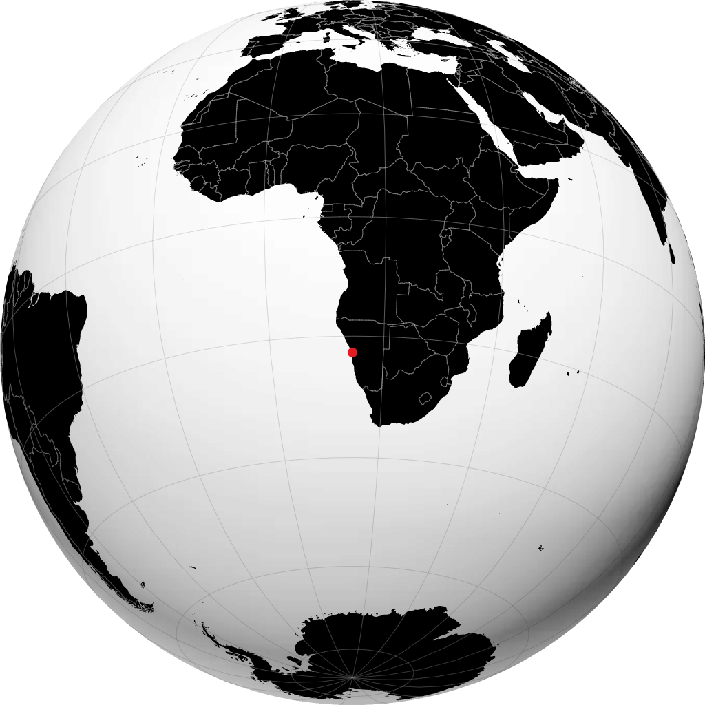 Swakopmund no globo