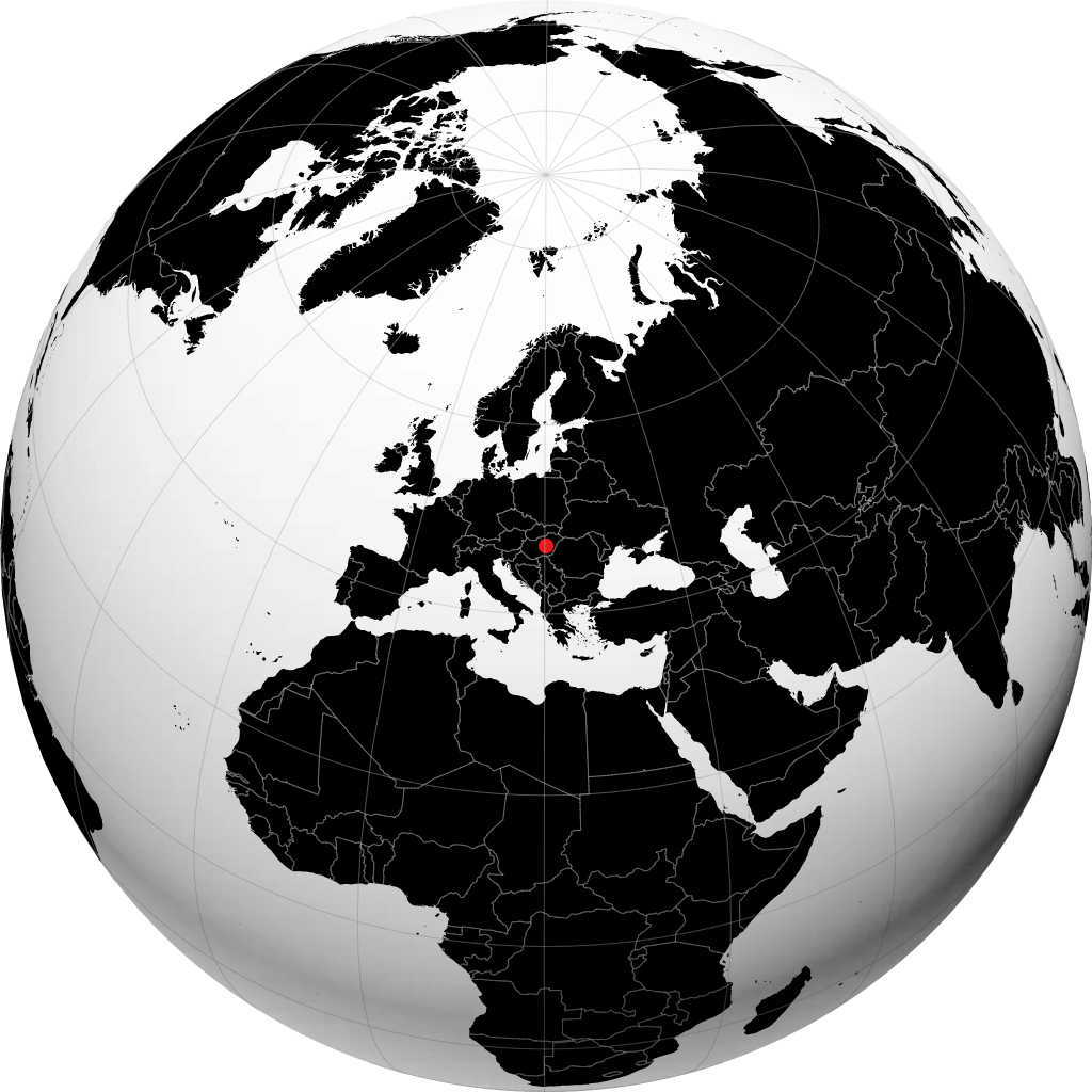Szolnok no globo