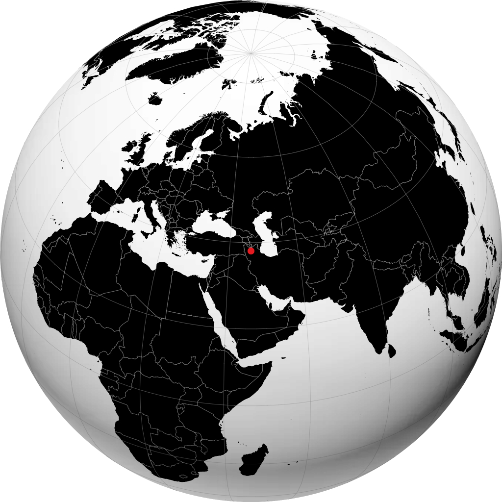 Tabriz no globo