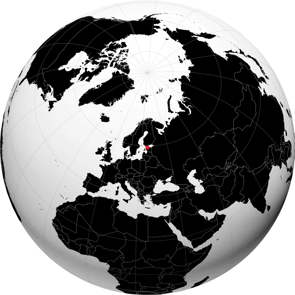 Tallin no globo