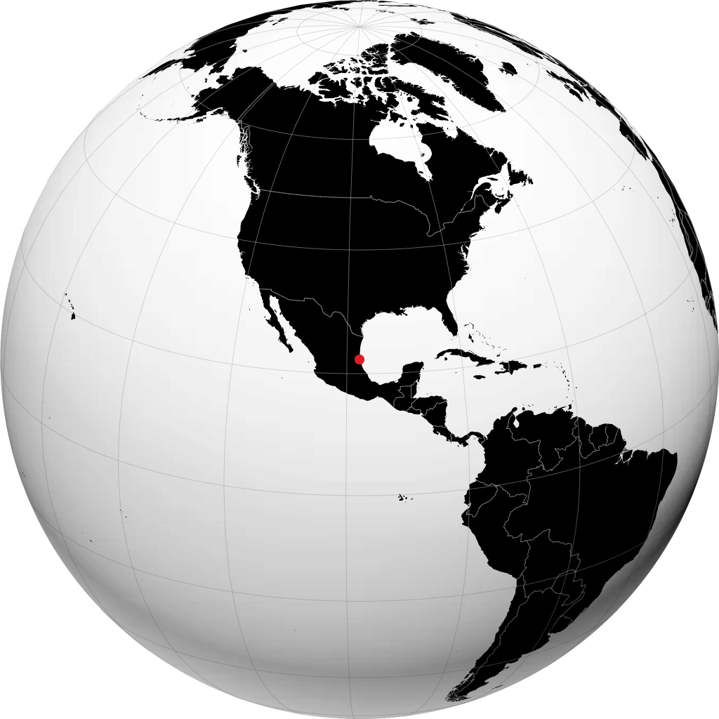 Tampico no globo