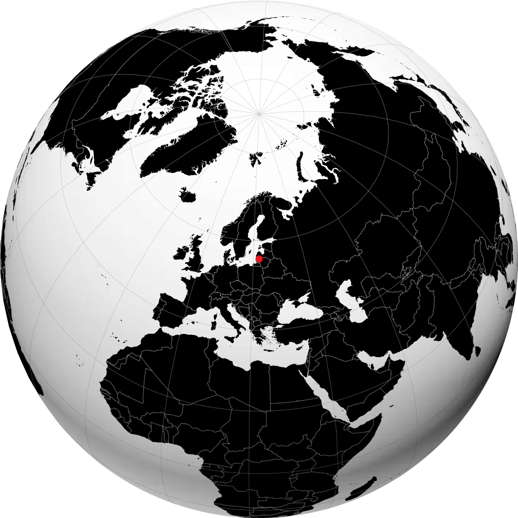 Telšiai no globo