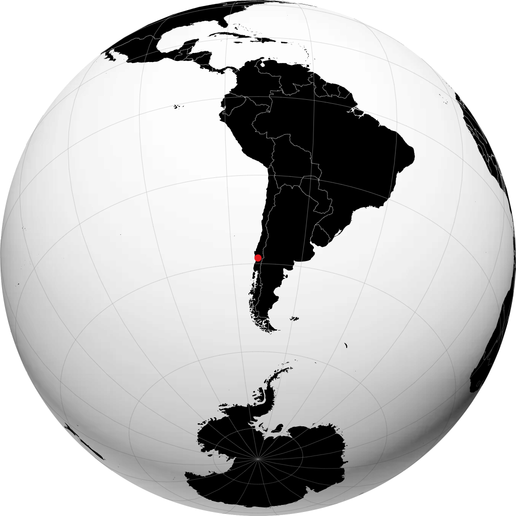 Temuco no globo