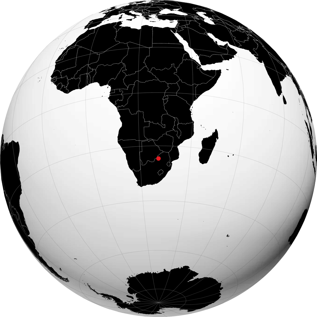 Thabazimbi no globo