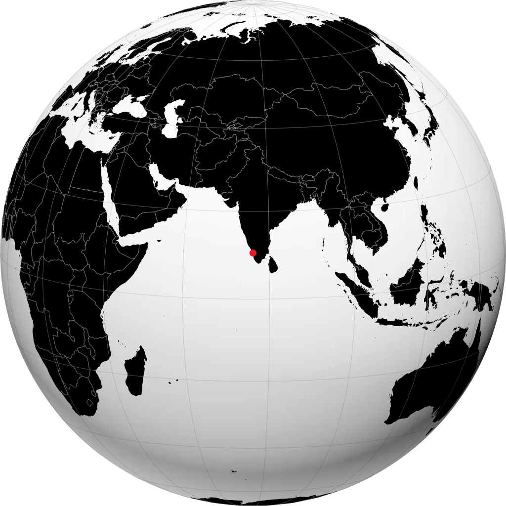 Thrissur no globo