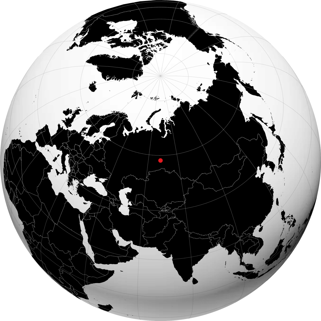 Tobolsk no globo