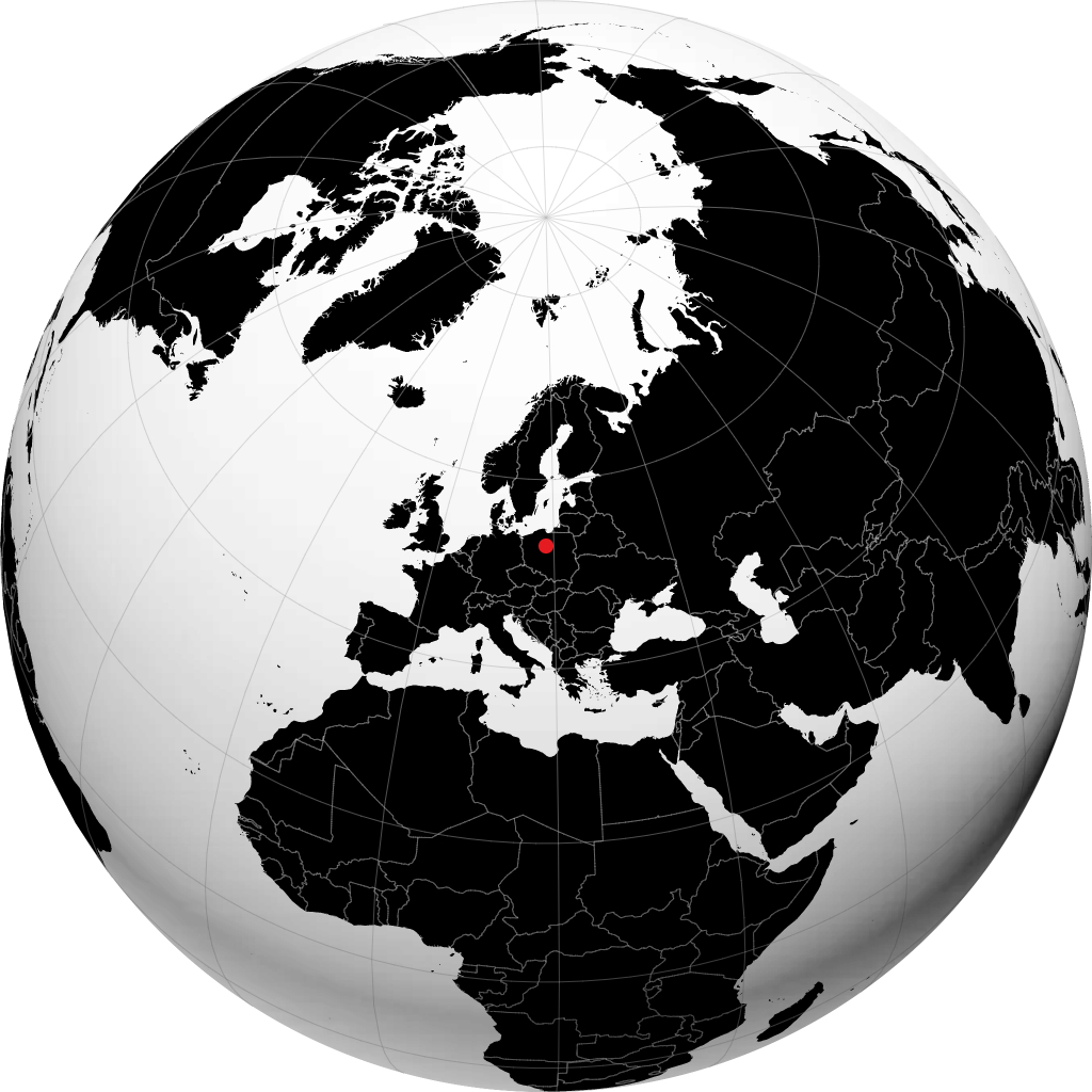 Toruń no globo