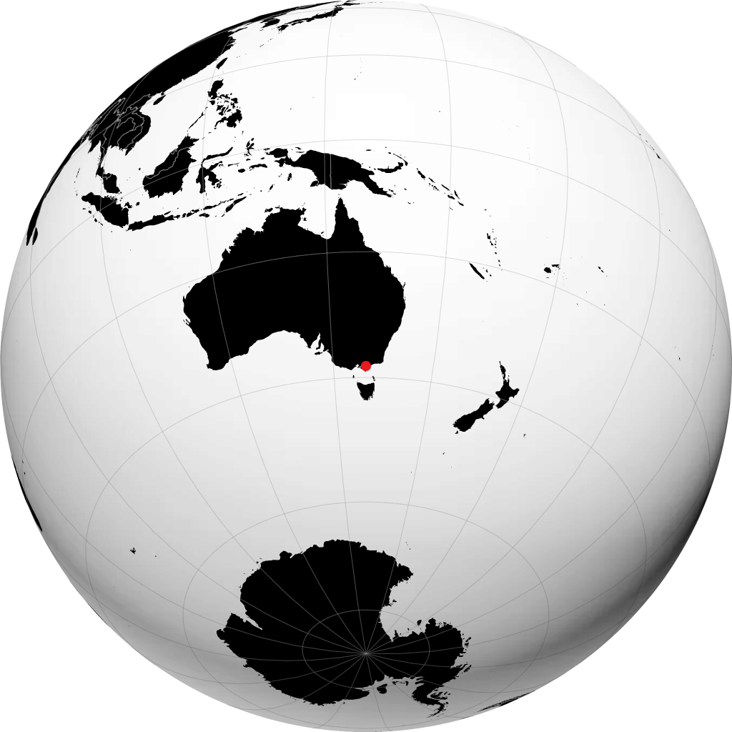 Traralgon no globo