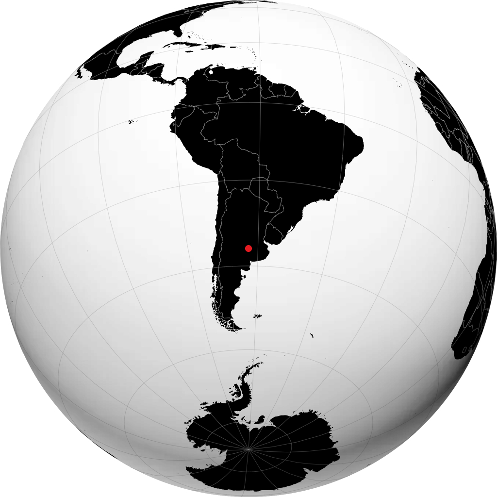 Trenque Lauquen no globo
