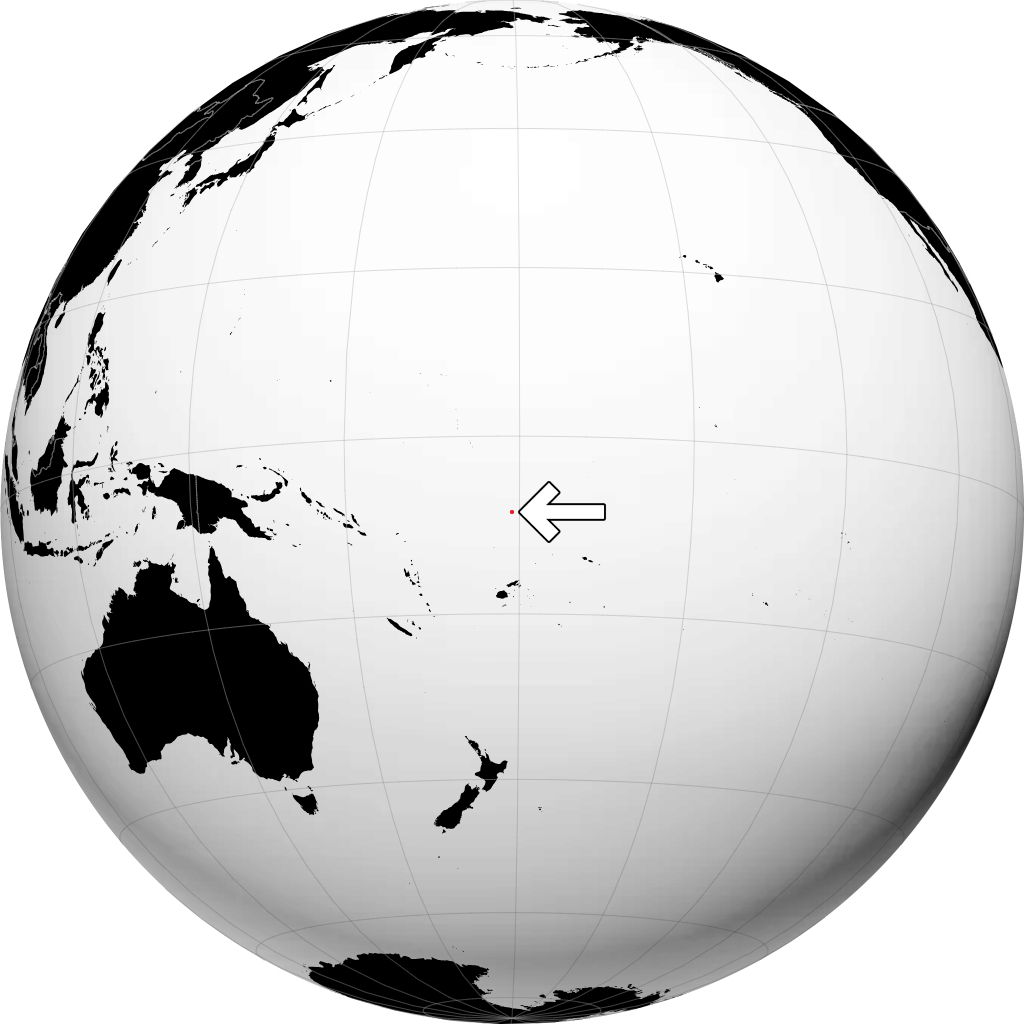 Tuvalu no globo