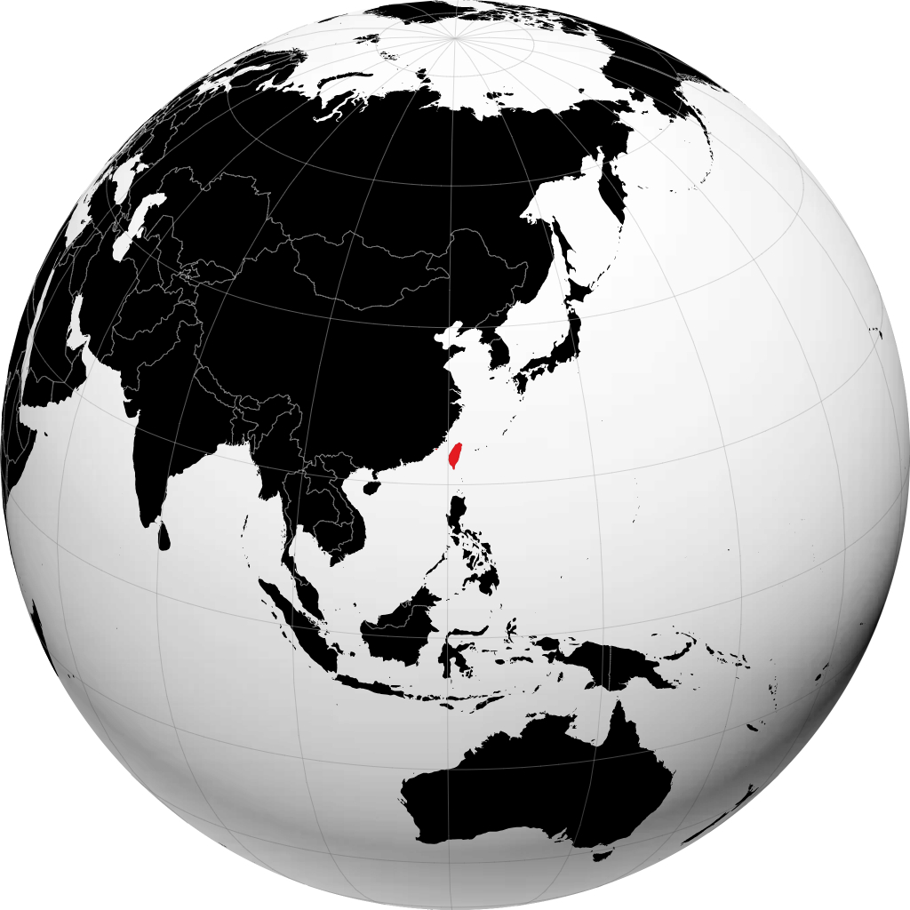 Taiwan no globo