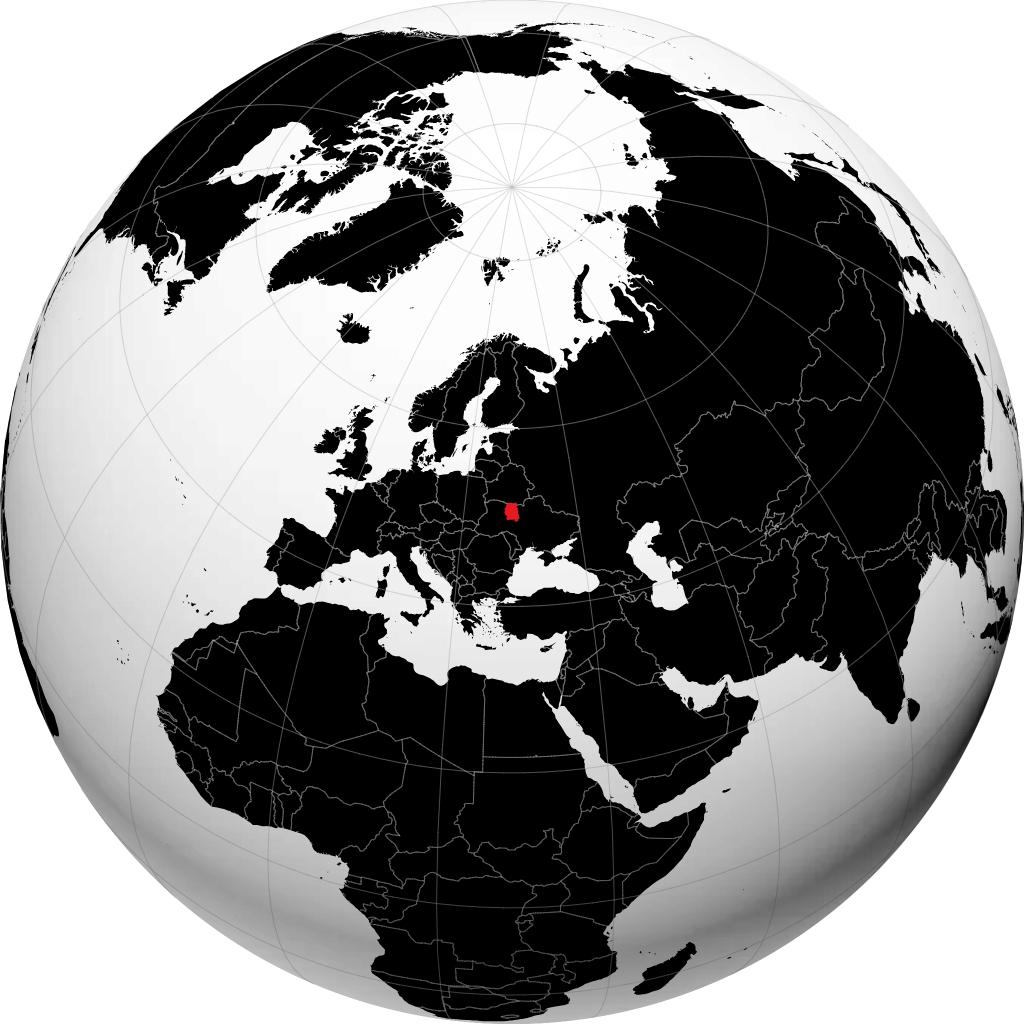 Oblast de Zhytomyr no globo