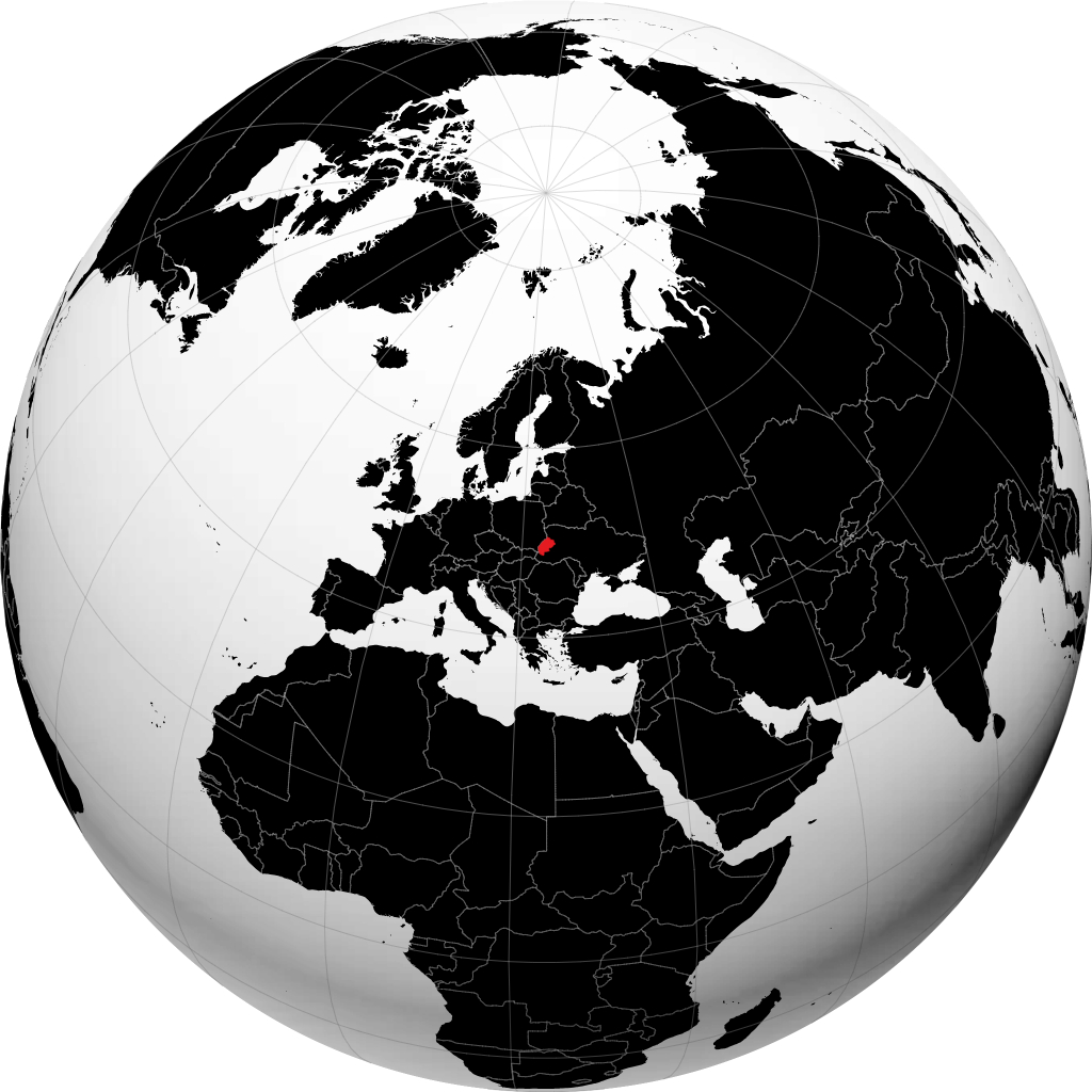 Óblast de Lviv no globo