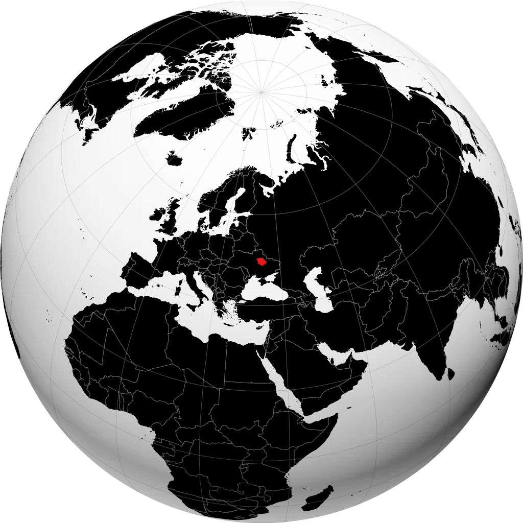 Oblast de Poltava no globo